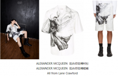 马思超身着ALEXANDER MCQUEEN 以不拘姿态演绎率性时尚造型